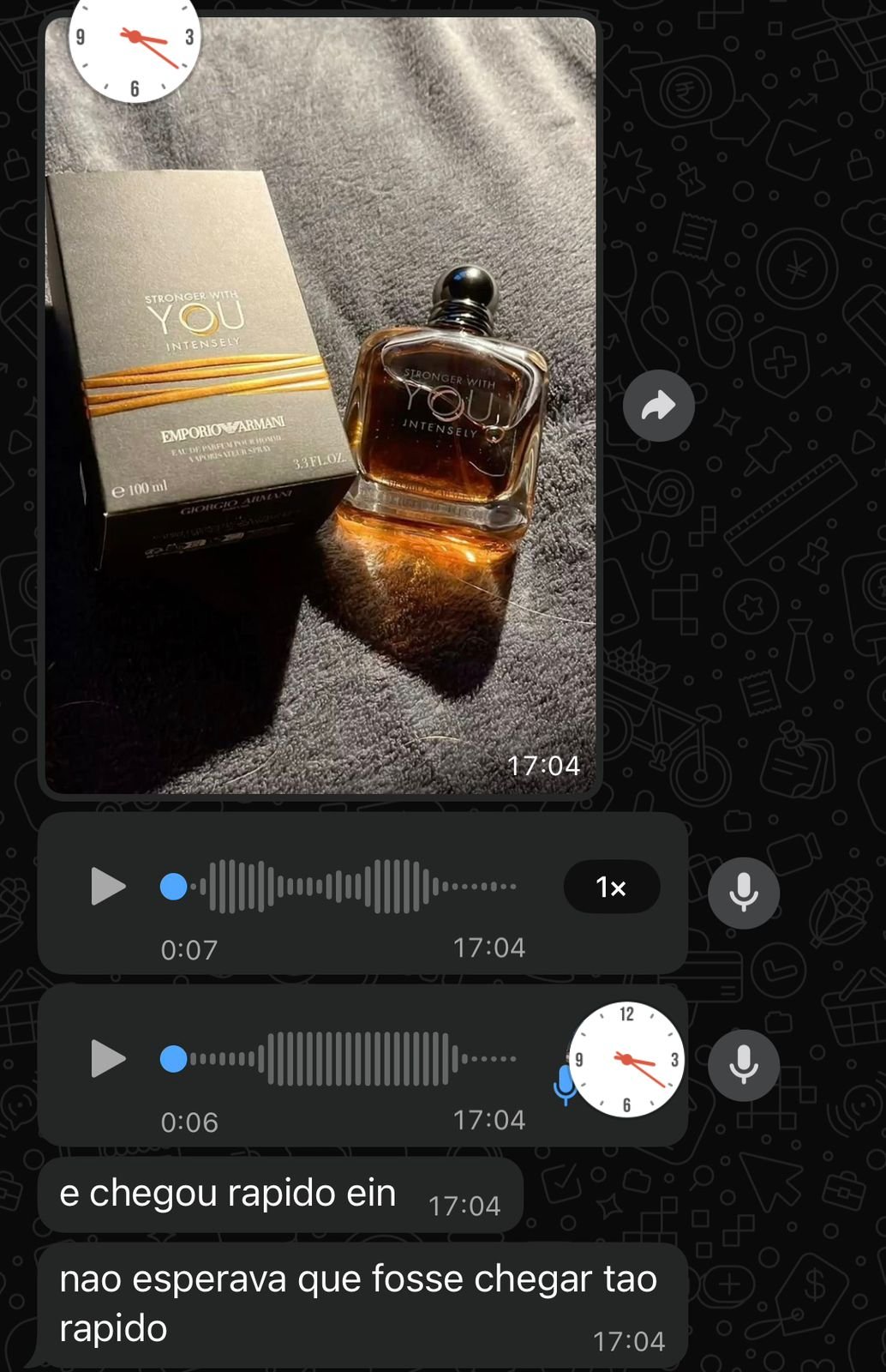 Feedback Emporio Armani Stronger With You
